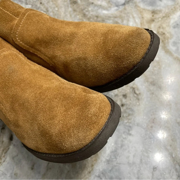 UGG Aureo II Suede Ankle Boot Booties Chestnut/Tan | Women's Size 6 - Picture 10 of 14